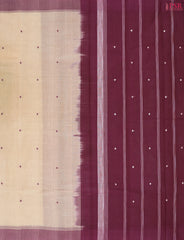 Tan Kanchi Cotton Saree