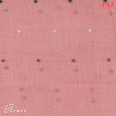 Flamingo Pink Ghicha Cotton Saree