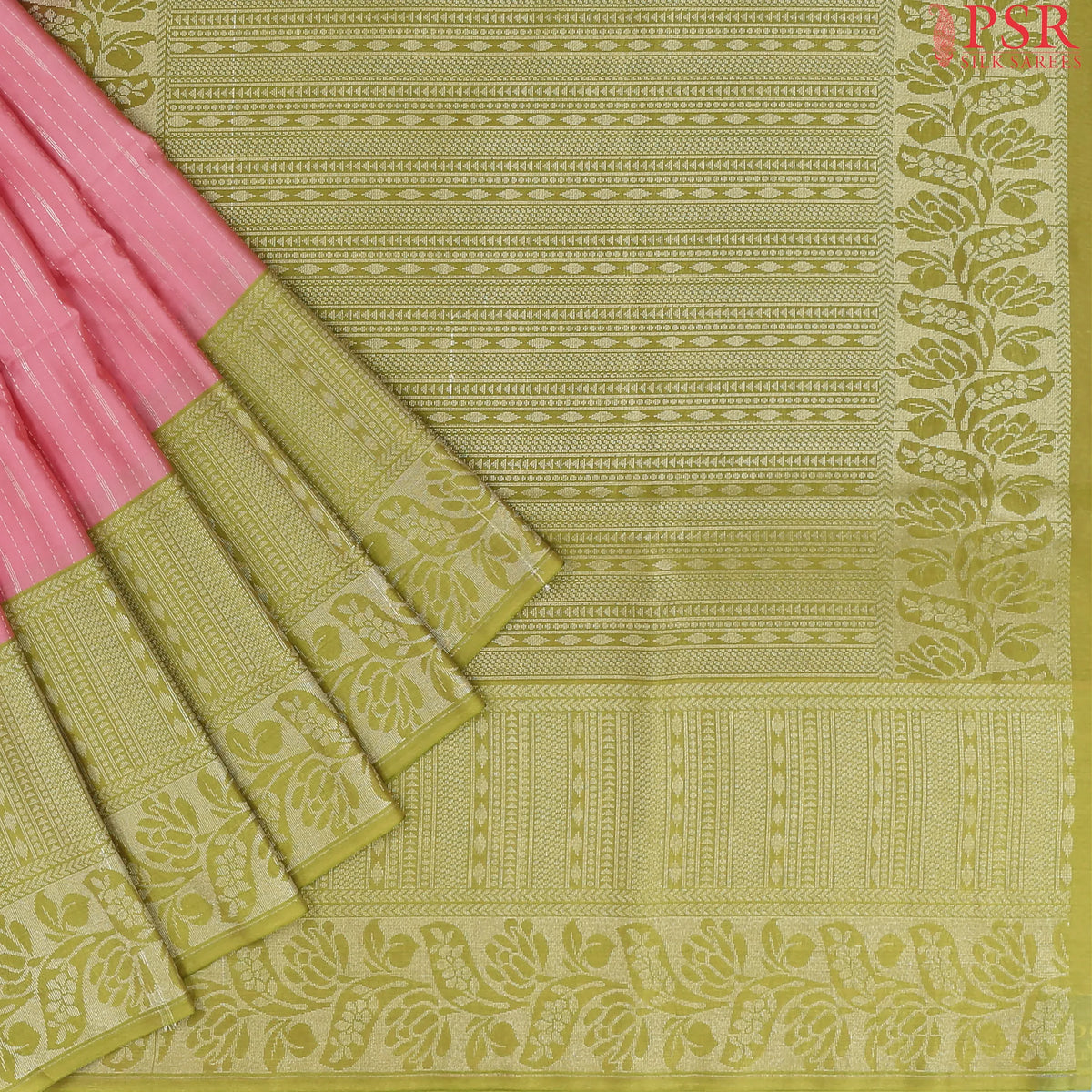 Light Pink Soft Art Silk Saree