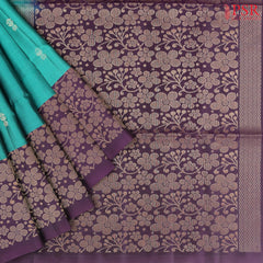 Pine Green Soft Silk Mix Saree