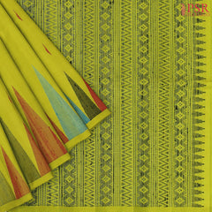 Pear Green Soft Silk Saree