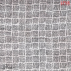 Black Mul Printed Cotton Saree