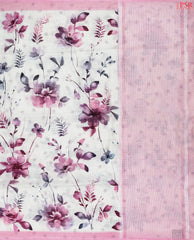 Off White Linen Saree