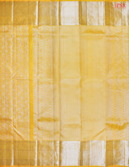 Yellow Kanchipuram Silk Saree