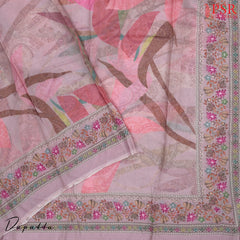 Primrose Pink Rayon Dress Material