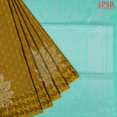 Dark Mustard Soft Art Silk Saree