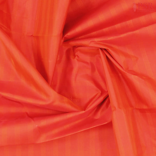 Dark Orange Arani Silk Saree