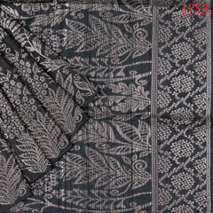 Black Soft Jute Silk Saree
