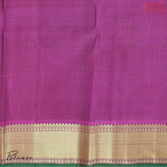 Cobalt Blue Kanchipuram Silk Saree