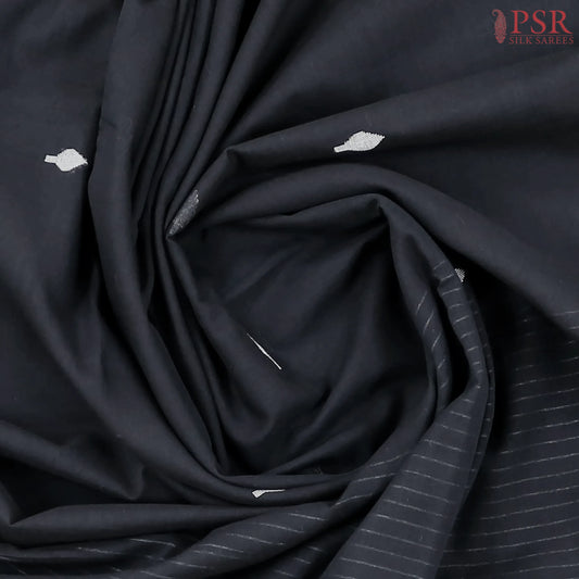 Black Byloom Cotton Saree