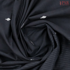 Black Byloom Cotton Saree