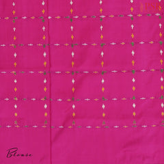 Yellow Pochampally Silk Ikat Saree
