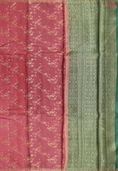 Maroon Banaras Tussar Silk Saree