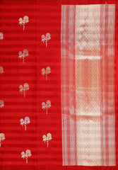 Red Banaras Katan Silk Saree