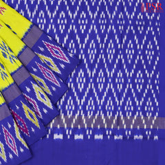 Citrus Green Pochampally Silk Saree