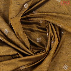 Dark Mustard Jute Art Silk Saree