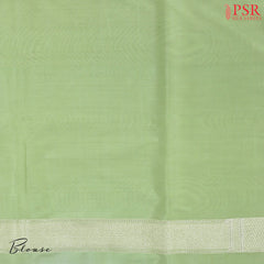 Light Pistachio Green Summer Silk Saree