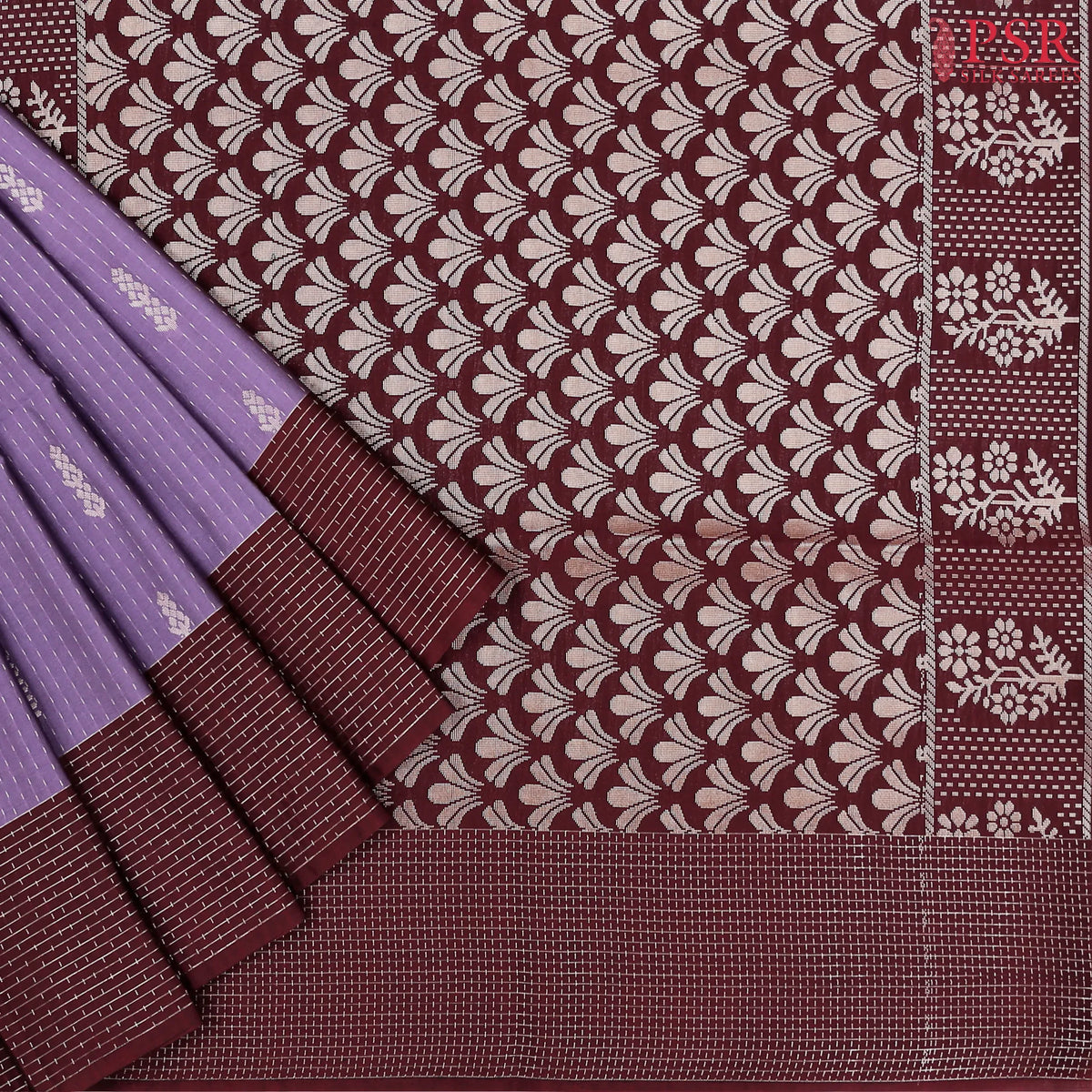 Heather Purple Soft Art Silk Saree
