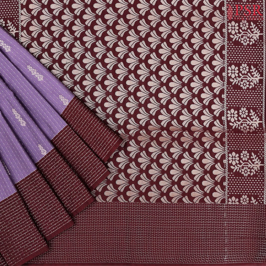 Heather Purple Soft Art Silk Saree