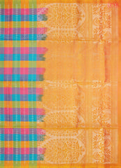 Multicolor Soft Silk Saree