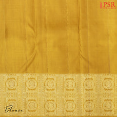 Cerulean Blue Kanchipuram Silk Saree