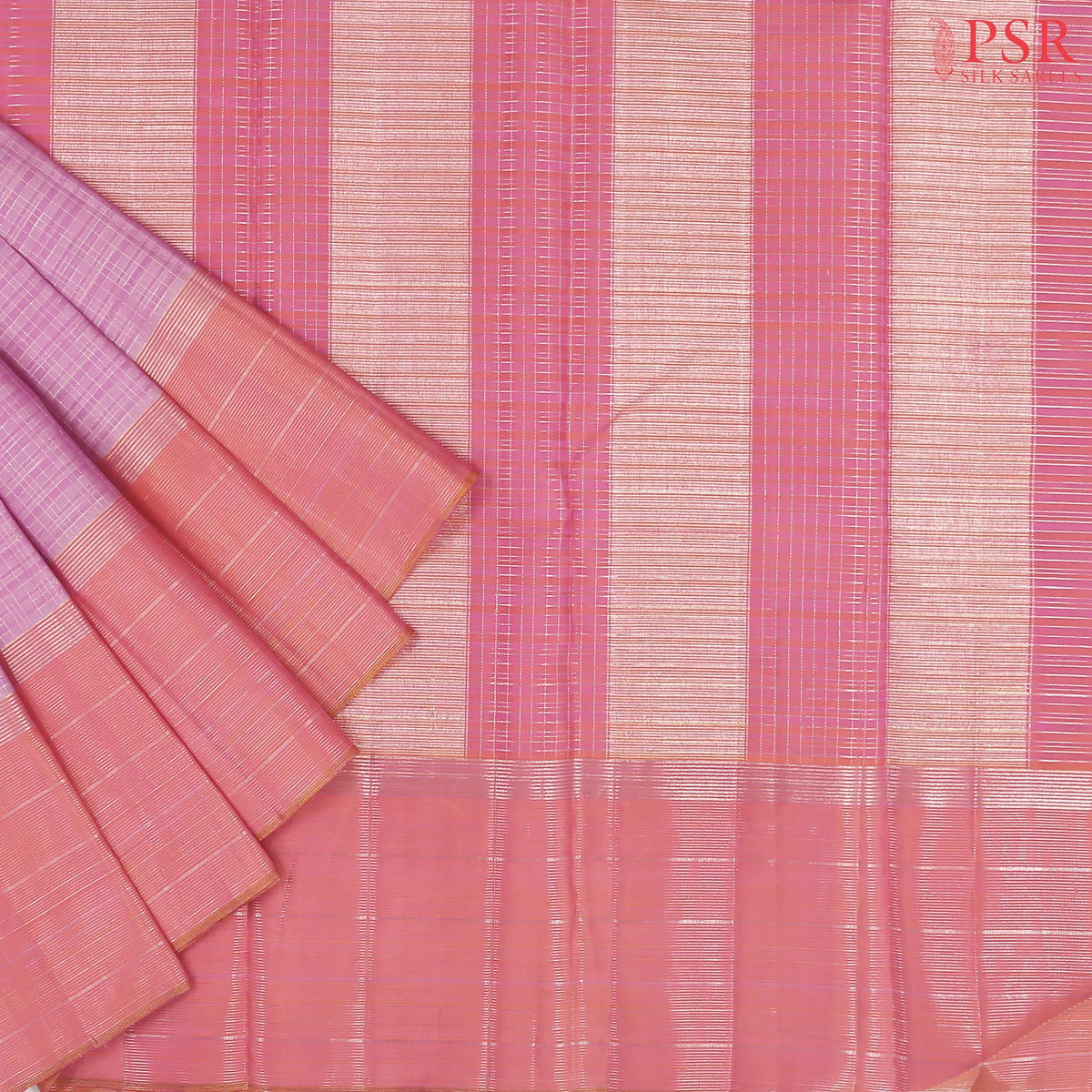 Taffy Pink Kanchipuram Silk Saree