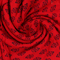 Fuchsia pink Cotton Print Running Material