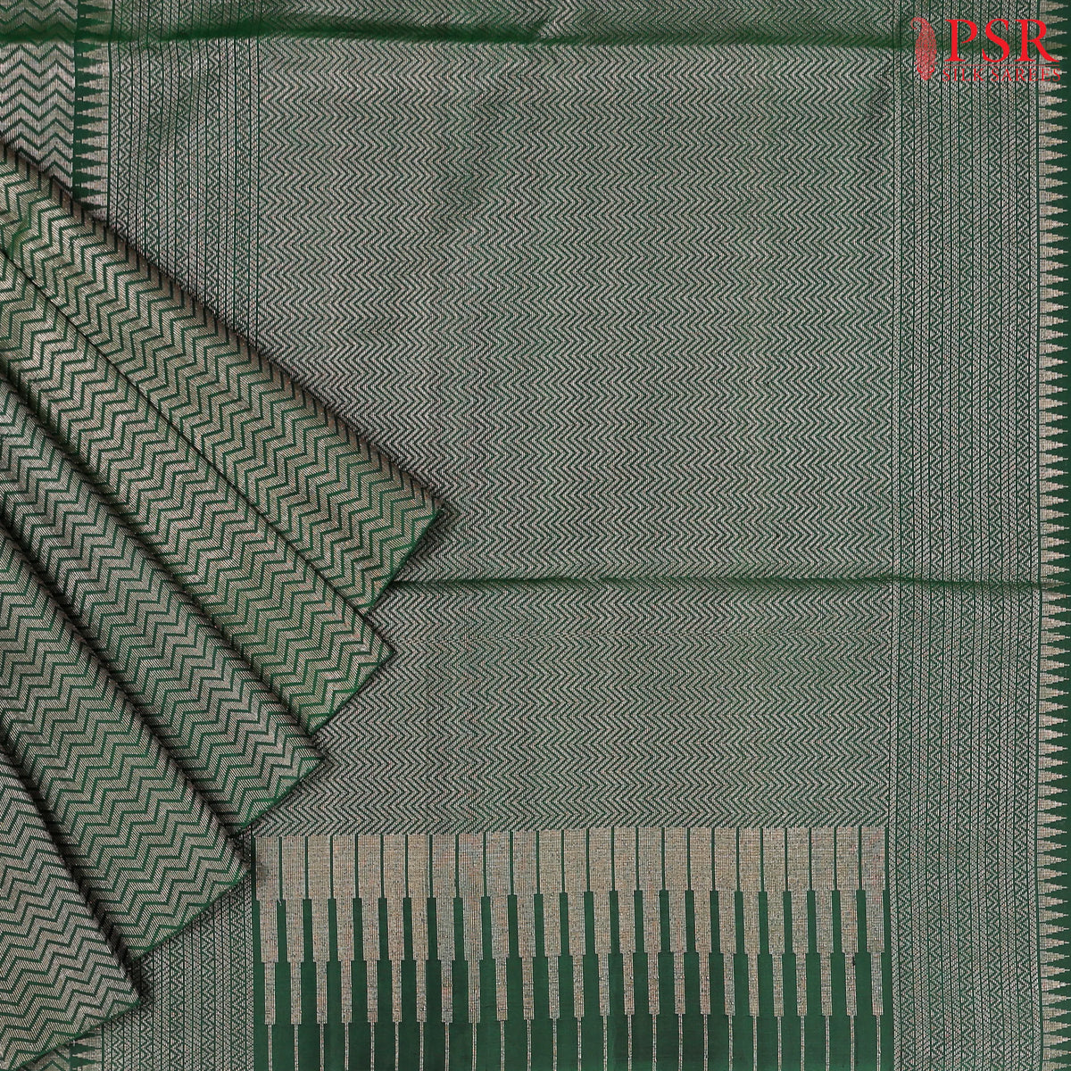 Dark Green Soft Silk Saree