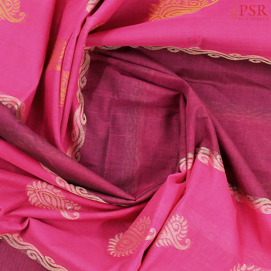 Pink Kovai Cotton Saree