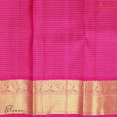 Dark Green Kanchipuram Silk Saree