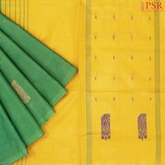 Parakeet Green Vazhainaar Silk Saree