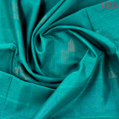 Persian Cyan Silk Cotton Saree