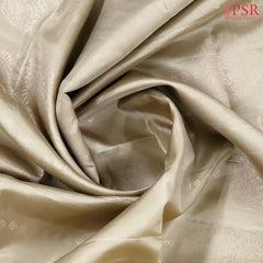 Ecru Beige Soft Silk Saree
