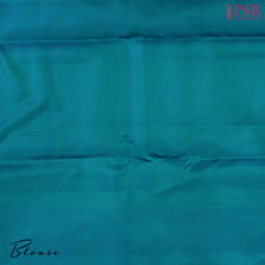Floral White Fancy Kanchipuram Silk Saree