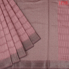 Onion Pink Semi Banaras Saree
