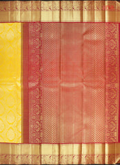 Yellow Kanchipuram Silk Saree