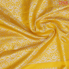 Yellow Kanchipuram Silk Saree