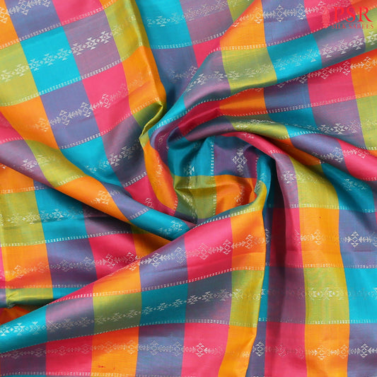 Multicolor Soft Silk Saree