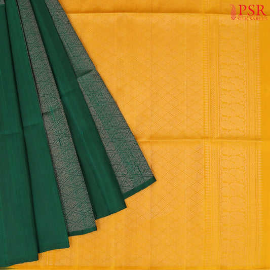 Emerald Green Soft Silk Saree