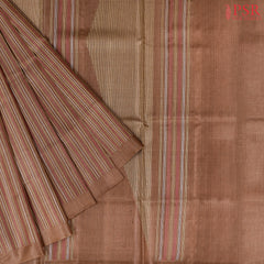 Brown Kadhi Tussar Silk Saree