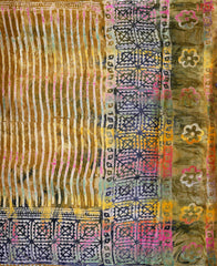 Mustard Brown Modal Silk Saree