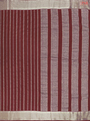 Maroon Semi Binny Silk Saree