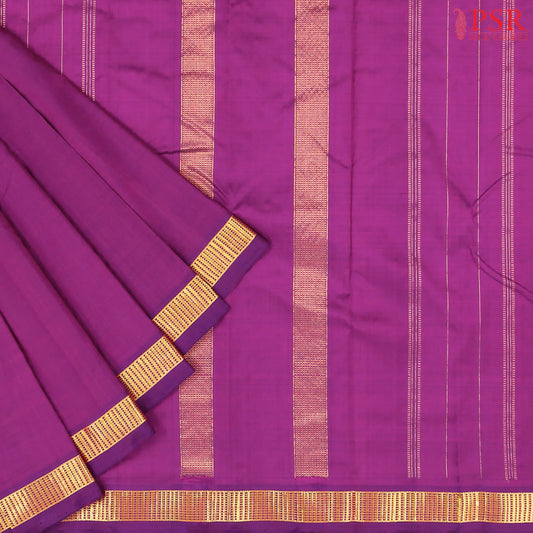 Magenta Purple Arani Silk Saree