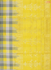 Grey & Yellow Soft Silk Saree