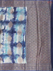 Shades Of Blue Chanderi Silk Cotton Saree