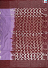 Heather Purple Soft Art Silk Saree