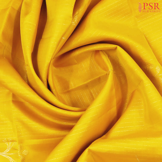 Golden Yellow Soft Silk Saree