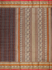 Brown Kalakshetra Kovai Cotton Saree