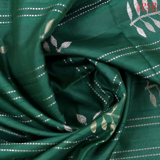 Dark Green Soft Silk Saree