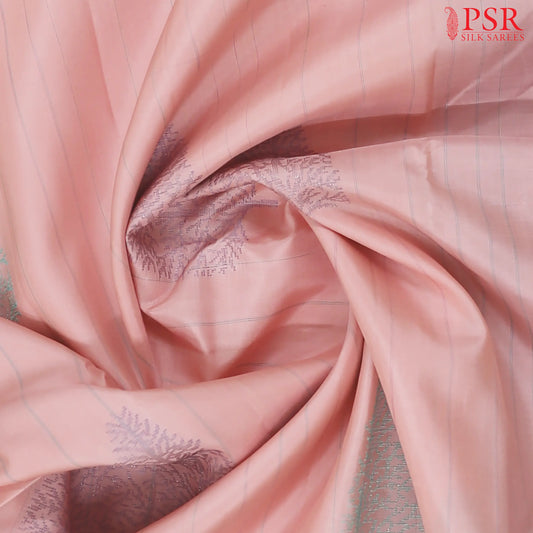 Light Pink Kanchipuram Silk Saree